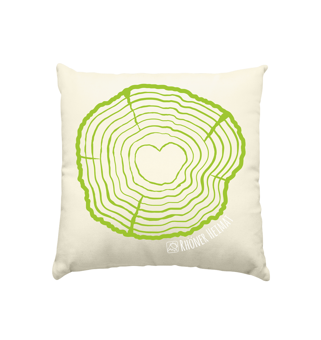 RHÖNER BAUMSCHEIBE - Kissen natur 40x40cm